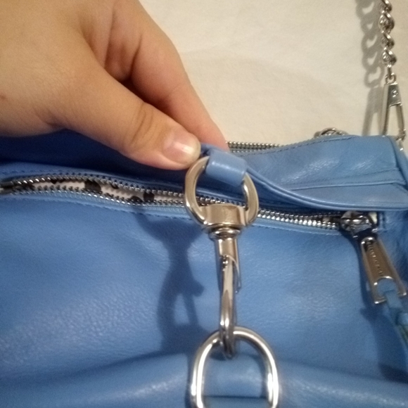 Rebecca Minkoff Baby Blue Periwinkle Avery Crossbody Bag - Picture 12 of 16